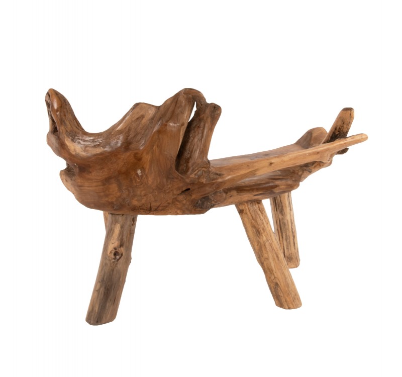 ΠΑΓΚΑΚΙ HM9348 ΑΠΟ ΜΑΣΙΦ ΞΥΛΟ TΕΑK ΦΥΣΙΚΟ 120x88x80 εκ.