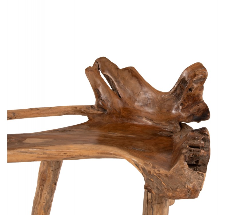 ΠΑΓΚΑΚΙ HM9348 ΑΠΟ ΜΑΣΙΦ ΞΥΛΟ TΕΑK ΦΥΣΙΚΟ 120x88x80 εκ.