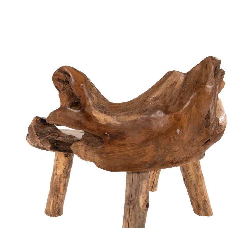 ΠΑΓΚΑΚΙ HM9348 ΑΠΟ ΜΑΣΙΦ ΞΥΛΟ TΕΑK ΦΥΣΙΚΟ 120x88x80 εκ.