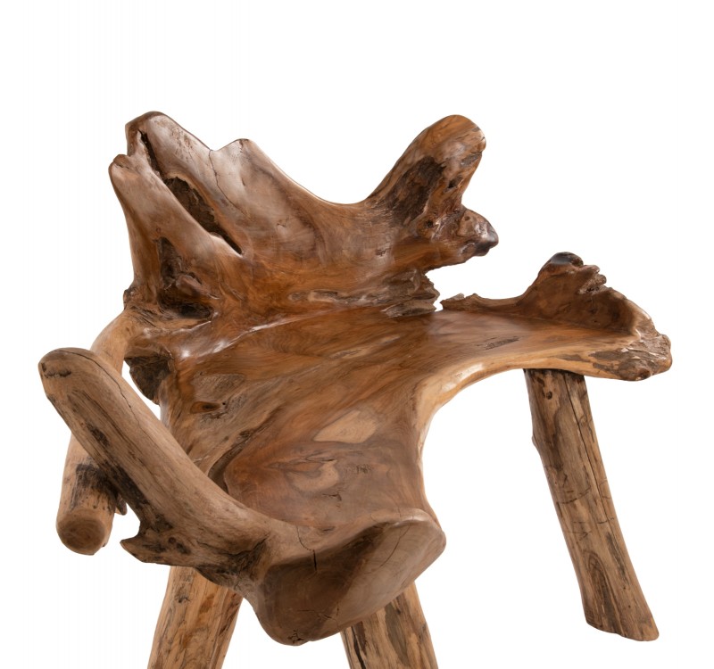 ΠΑΓΚΑΚΙ HM9348 ΑΠΟ ΜΑΣΙΦ ΞΥΛΟ TΕΑK ΦΥΣΙΚΟ 120x88x80 εκ.