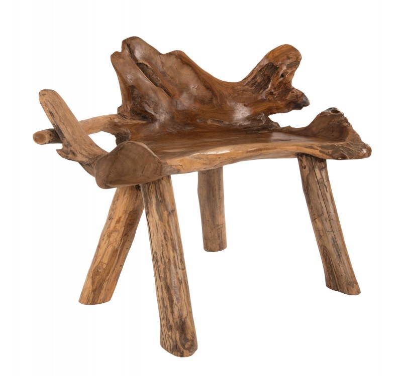 ΠΑΓΚΑΚΙ HM9348 ΑΠΟ ΜΑΣΙΦ ΞΥΛΟ TΕΑK ΦΥΣΙΚΟ 120x88x80 εκ.