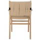 ΠΟΛΥΘΡΟΝΑ BAND RUBBERWOOD ΚΑΙ ΣΧΟΙΝΙ 62,5x60x88Yεκ.HM9324.01
