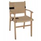 ΠΟΛΥΘΡΟΝΑ BAND RUBBERWOOD ΚΑΙ ΣΧΟΙΝΙ 62,5x60x88Yεκ.HM9324.01