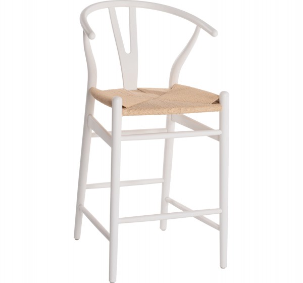 ΣΚΑΜΠΟ ΜΕΣΑΙΟΥ ΥΨΟΥΣ BRAVE ΟΞΙΑΣ ΜΕ ΔΙΧΑΛΩΤΗ ΠΛΑΤΗ ΛΕΥΚΟ HM9405.03 48x53x100Υ εκ.