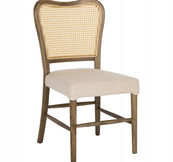 ΚΑΡΕΚΛΑ ΤΟΟΝ ΞΥΛΟ RATTAN ΥΦΑΣΜΑ HM9406.04 47x52x91,5Υεκ.