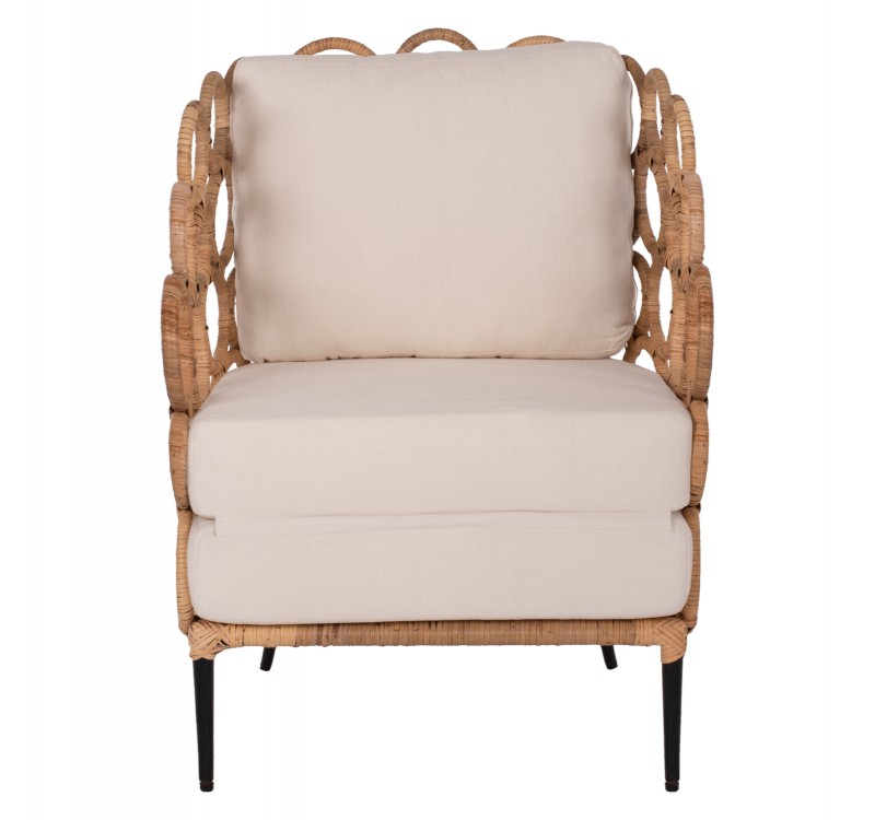 ΠΟΛΥΘΡΟΝΑ RINGER HM9341 ΑΠΟ RATTAN-ΜΕΤΑΛΛΟ ΦΥΣΙΚΟ ΧΡΩΜΑ 65x69x86Y εκ.