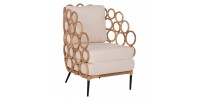 ΠΟΛΥΘΡΟΝΑ RINGER HM9341 ΑΠΟ RATTAN-ΜΕΤΑΛΛΟ ΦΥΣΙΚΟ ΧΡΩΜΑ 65x69x86Y εκ.