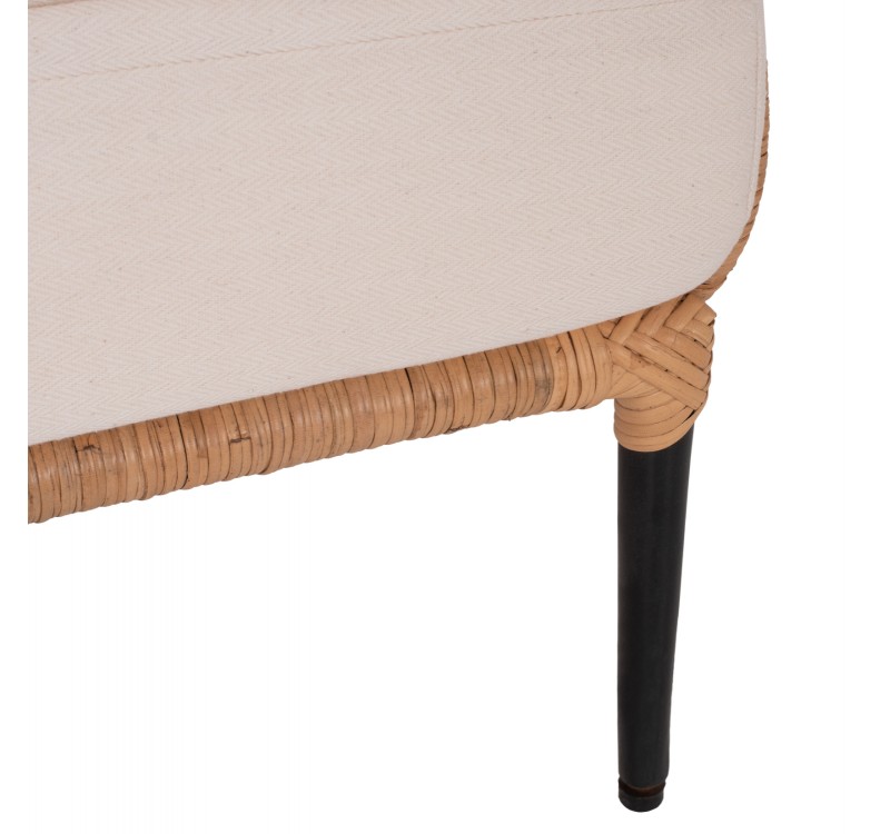 ΠΟΛΥΘΡΟΝΑ RINGER HM9341 ΑΠΟ RATTAN-ΜΕΤΑΛΛΟ ΦΥΣΙΚΟ ΧΡΩΜΑ 65x69x86Y εκ.