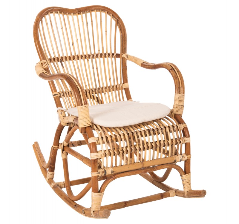 ΚΟΥΝΙΣΤΗ ΠΟΛΥΘΡΟΝΑ ΜΕ ΜΑΞΙΛΑΡΙ SANTA FE RATTAN HM9343 60x103x90Υ εκ.