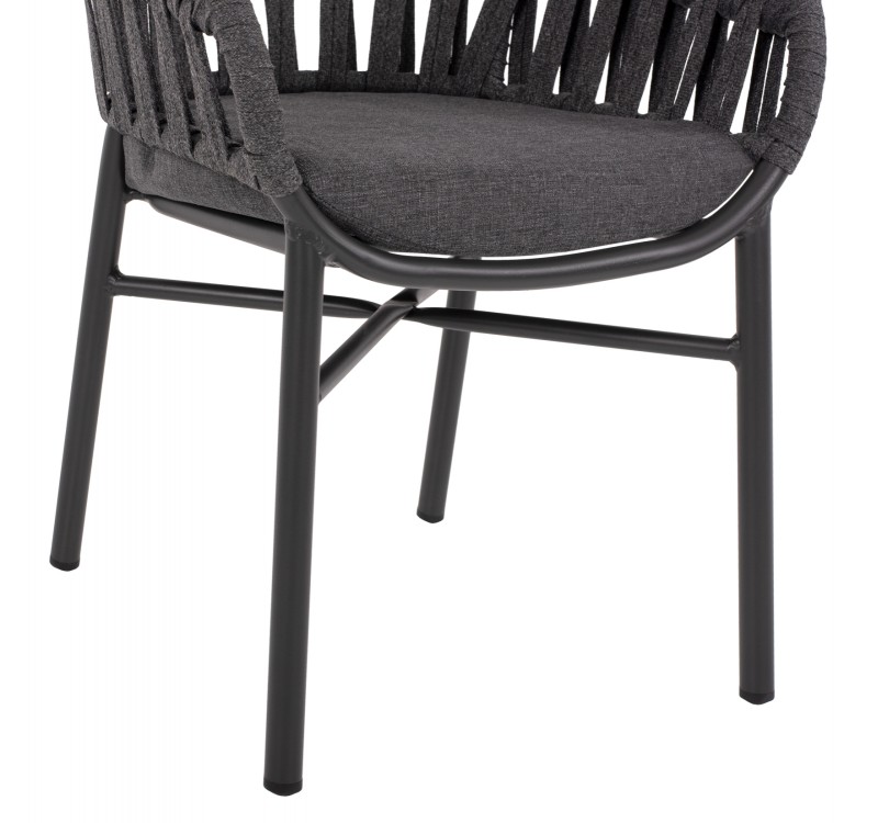 ΠΟΛΥΘΡΟΝΑ ΑΛΟΥΜΙΝΙΟΥ ΑΝΘΡΑΚΙ ΜΕ ΣΧΟΙΝΙ ΑΝΘΡΑΚΙ HM5857.01 57x56x78 εκ.