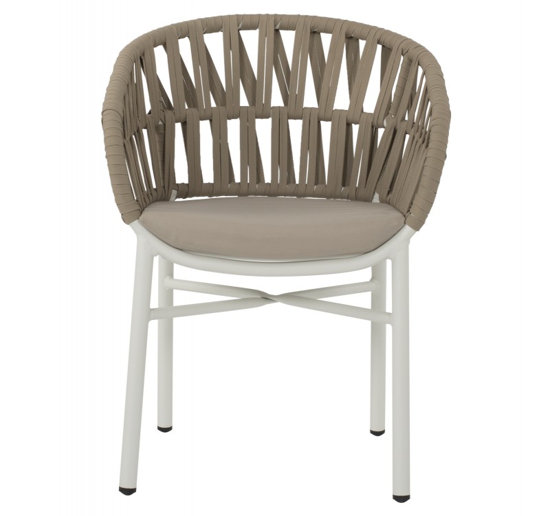 ΠΟΛΥΘΡΟΝΑ ΑΛΟΥΜΙΝΙΟΥ ΛΕΥΚΗ ΜΕ ΣΧΟΙΝΙ ΜΠΕΖ 57x56x78Y εκ.HM5857.02