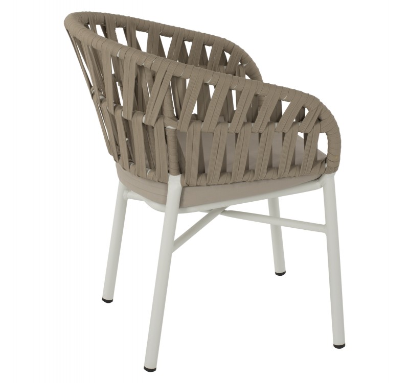 ΠΟΛΥΘΡΟΝΑ ΑΛΟΥΜΙΝΙΟΥ ΛΕΥΚΗ ΜΕ ΣΧΟΙΝΙ ΜΠΕΖ 57x56x78Y εκ.HM5857.02