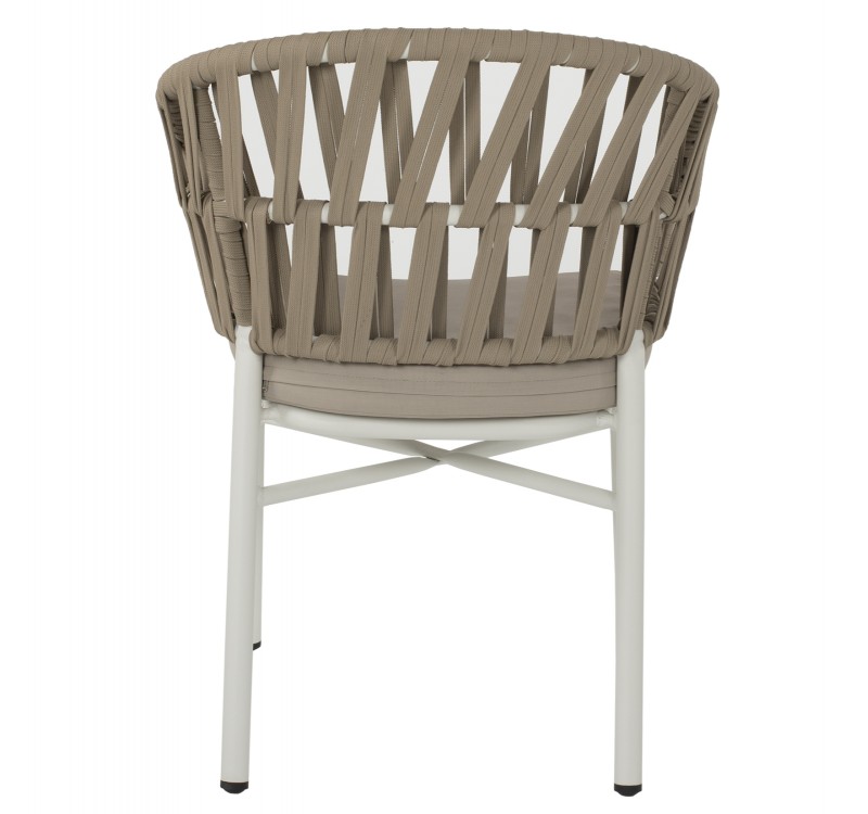 ΠΟΛΥΘΡΟΝΑ ΑΛΟΥΜΙΝΙΟΥ ΛΕΥΚΗ ΜΕ ΣΧΟΙΝΙ ΜΠΕΖ 57x56x78Y εκ.HM5857.02