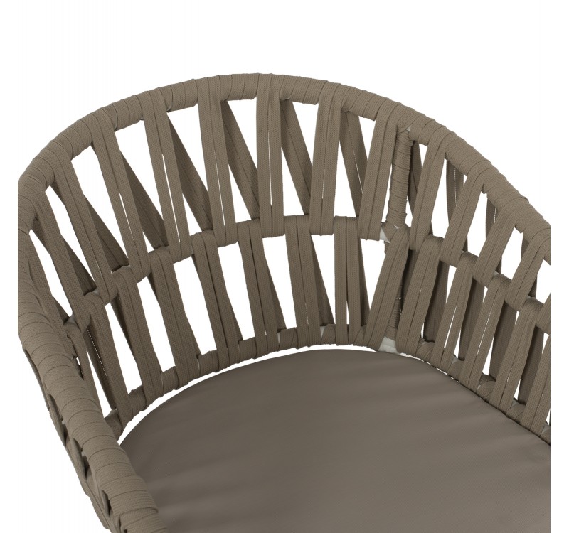 ΠΟΛΥΘΡΟΝΑ ΑΛΟΥΜΙΝΙΟΥ ΛΕΥΚΗ ΜΕ ΣΧΟΙΝΙ ΜΠΕΖ 57x56x78Y εκ.HM5857.02