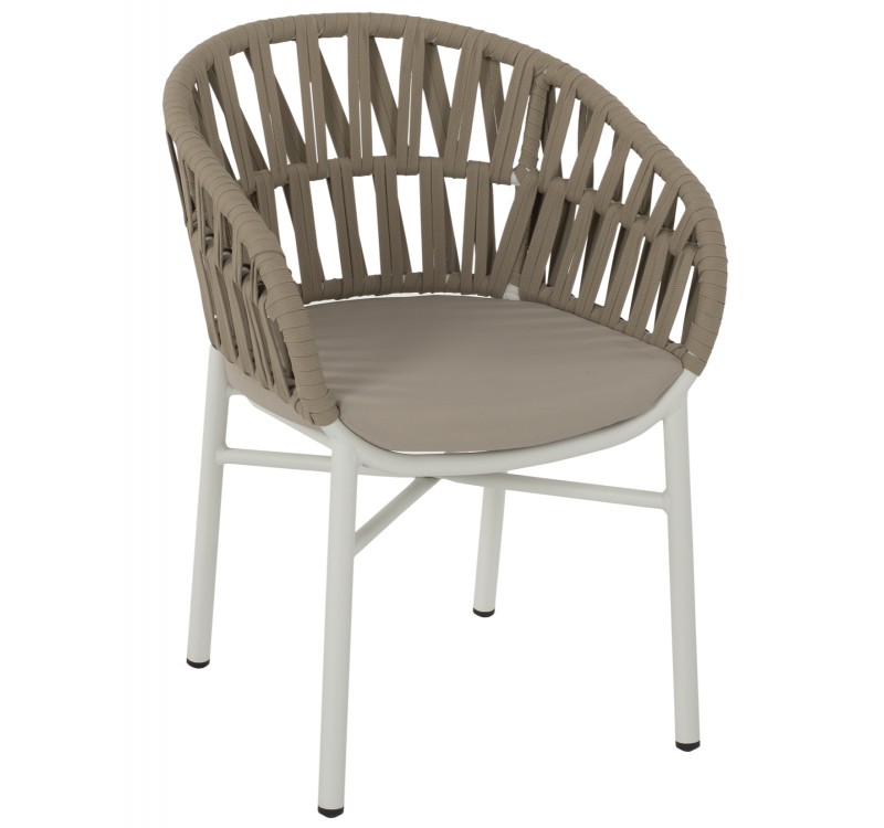 ΠΟΛΥΘΡΟΝΑ ΑΛΟΥΜΙΝΙΟΥ ΛΕΥΚΗ ΜΕ ΣΧΟΙΝΙ ΜΠΕΖ 57x56x78Y εκ.HM5857.02