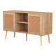ΕΠΙΠΛΟ TV ΜΕΛΑΜΙΝΗΣ COLM ΜΕ ΠΟΡΤΕΣ RATTAN HM9223.11 ΣΕ ΧΡΩΜΑ ΦΥΣΙΚΟ 120x39x57Υεκ.