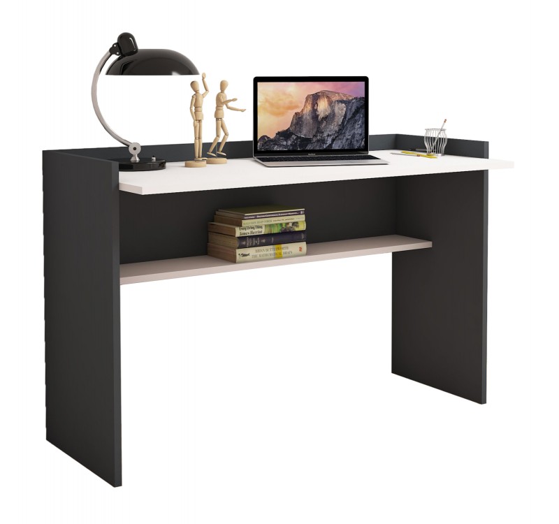 ΓΡΑΦΕΙΟ ΜΕΛΑΜΙΝΗΣ ΓΚΡΙ ΛΕΥΚΟ HM9227.13 118x58x80Υεκ.