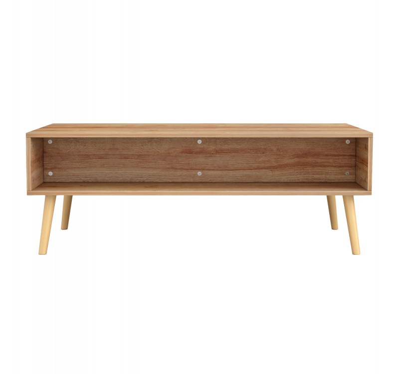 ΤΡΑΠΕΖΙ ΣΑΛΟΝΙΟΥ ΜΕΛΑΜΙΝΗΣ COLM RATTAN HM9224.11 ΣΕ ΦΥΣΙΚΟ ΧΡΩΜΑ 110x59x39,5Yεκ.