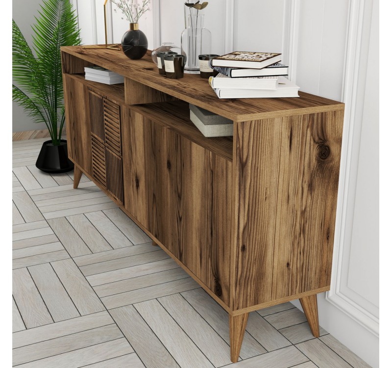 ΜΠΟΥΦΕΣ ΜΕΛΑΜΙΝΗΣ ΚΑΡΥΔΙ HM9431.04 180x35x78.6Υεκ.