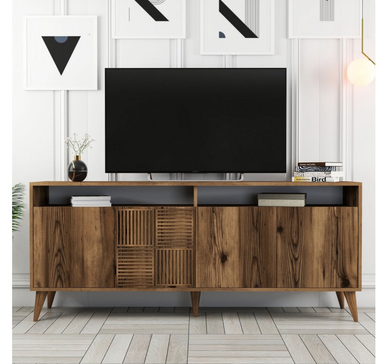 ΜΠΟΥΦΕΣ ΜΕΛΑΜΙΝΗΣ ΚΑΡΥΔΙ HM9431.04 180x35x78.6Υεκ.