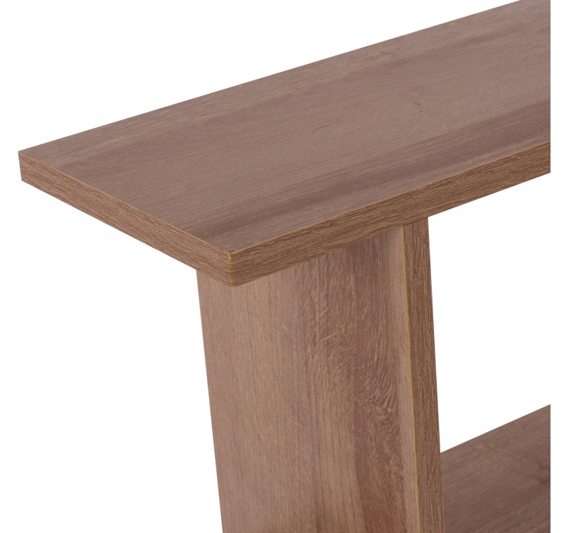 ΒΟΗΘΗΤΙΚΟ ΤΡΑΠΕΖΙ ΜΕ ΡΑΦΙΑ AMEER ΜΕΛΑΜΙΝΗ ΣΕ ΦΥΣΙΚΟ ΧΡΩΜΑ HM8881.11 50x17x56Υεκ.