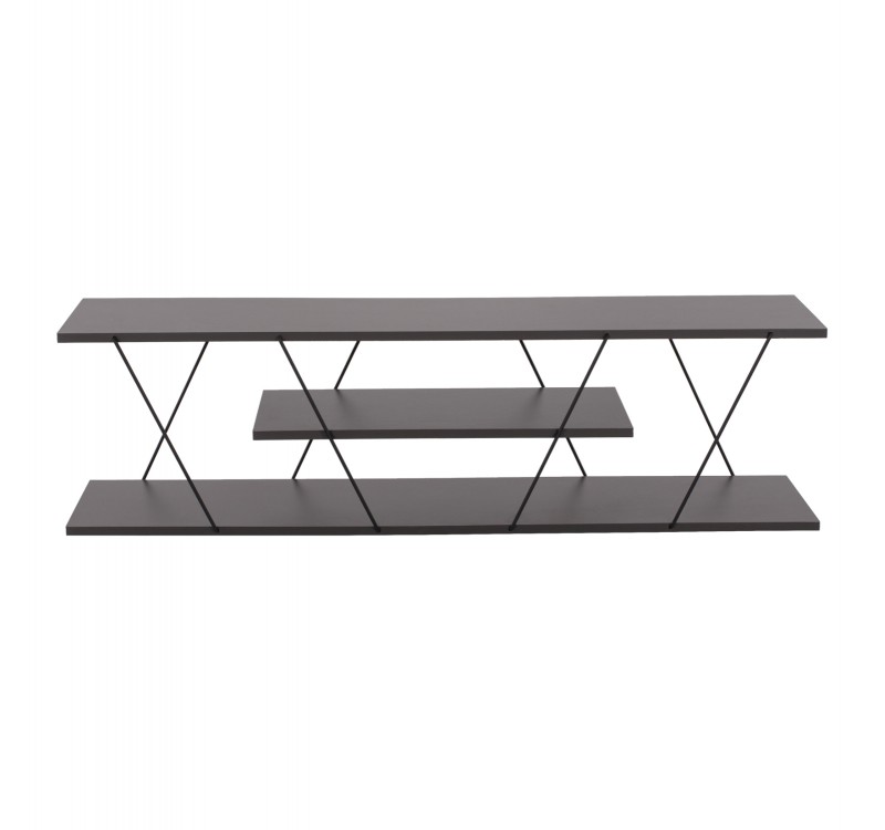 ΕΠΙΠΛΟ ΤΗΛΕΟΡΑΣΗΣ TARS HM8922.20 ΜΕΛΑΜΙΝΗ ΓΚΡΙ 120x32x33Yεκ.
