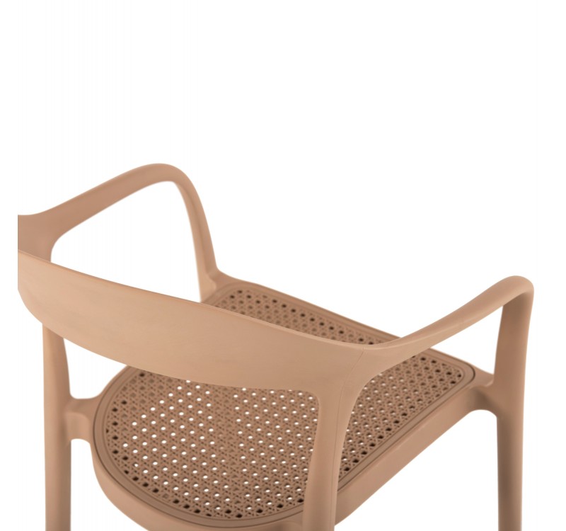 ΠΟΛΥΘΡΟΝΑ ΠΟΛΥΠΡΟΠΥΛΕΝΙΟΥ CLEO HM5935.03 ΚΑΠΟΥΤΣΙΝΟ 57x53x81Υ