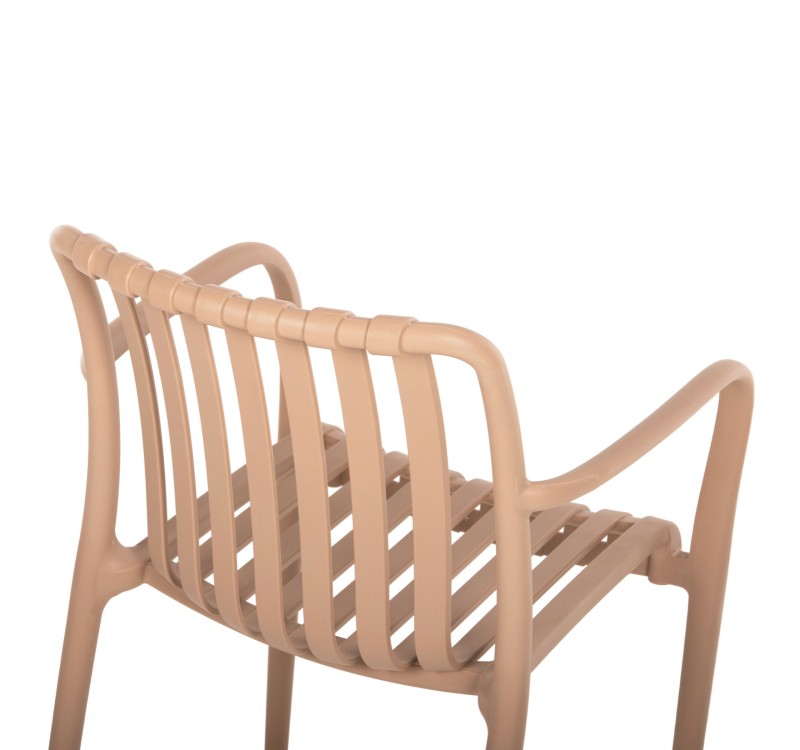 ΠΟΛΥΘΡΟΝΑ ΠΟΛΥΠΡΟΠΥΛΕΝΙΟΥ TIPPY HM5940.03 ΚΑΠΟΥΤΣΙΝΟ 55x55x81Υεκ.