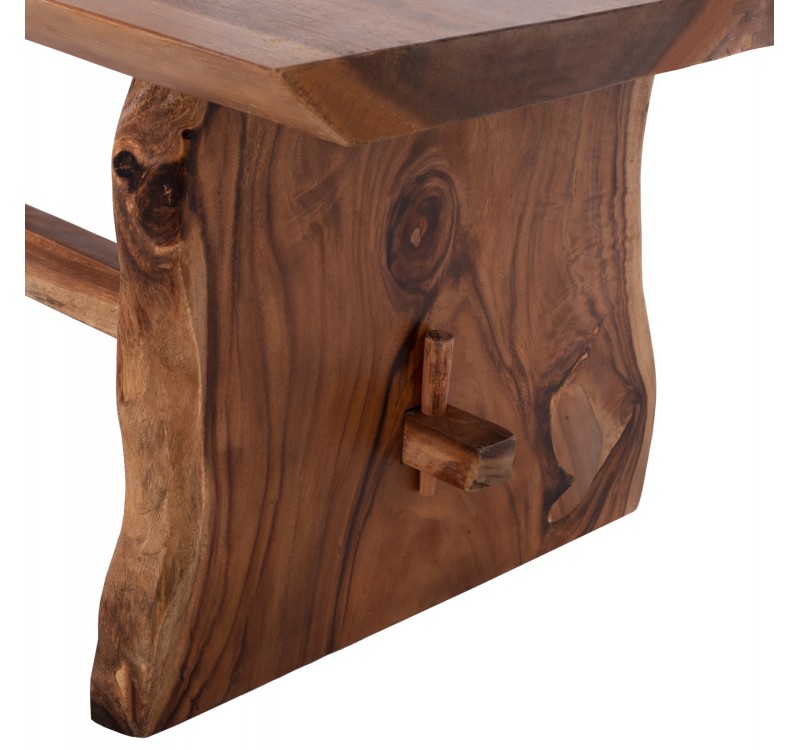 ΤΡΑΠΕΖΙ ΤΡΑΠΕΖΑΡΙΑΣ EGON ΜΑΣΙΦ ΞΥΛΟ SUAR ΠΑΧΟΥΣ 6.5εκ.HM9489 240x120x77Yεκ.