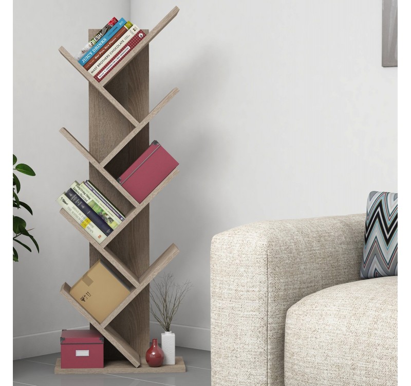 ΒΙΒΛΙΟΘΗΚΗ LIANA ΜΕΛΑΜΙΝΗΣ SONAMA 46x22x128,5Yεκ.HM9028.11