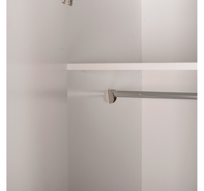 ΝΤΟΥΛΑΠΑ 3ΦΥΛΛΗ CARLY HM384.05 ΜΕ ΔΥΟ ΣΥΡΤΑΡΙΑ ΛΕΥΚΗ 150X55Χ180Υεκ.