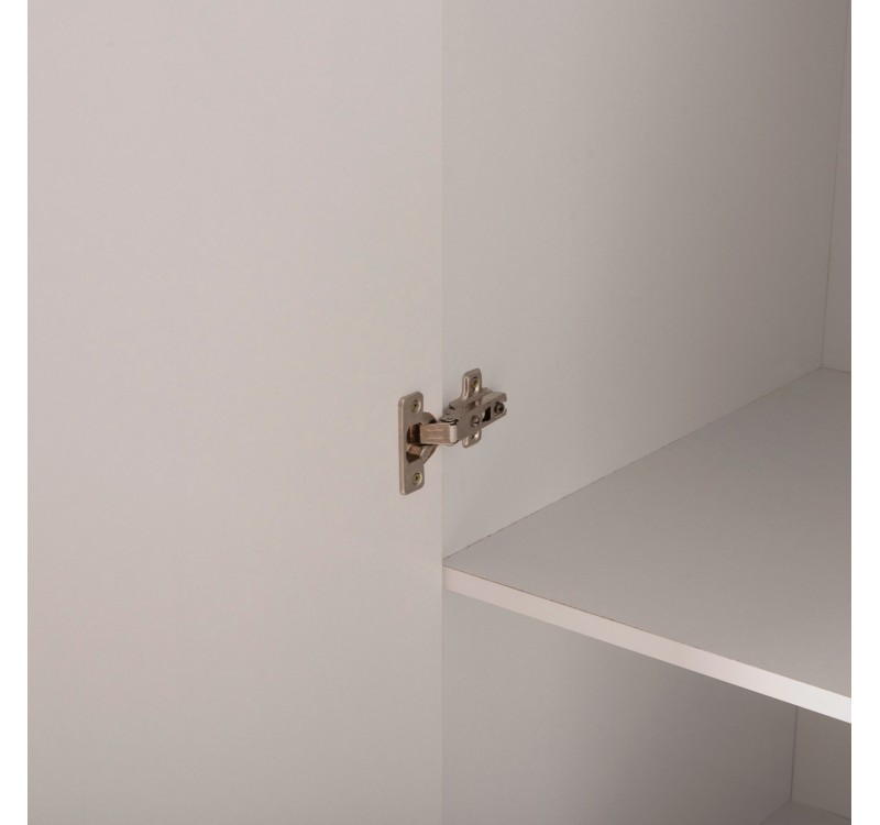 ΝΤΟΥΛΑΠΑ 3ΦΥΛΛΗ CARLY HM384.05 ΜΕ ΔΥΟ ΣΥΡΤΑΡΙΑ ΛΕΥΚΗ 150X55Χ180Υεκ.