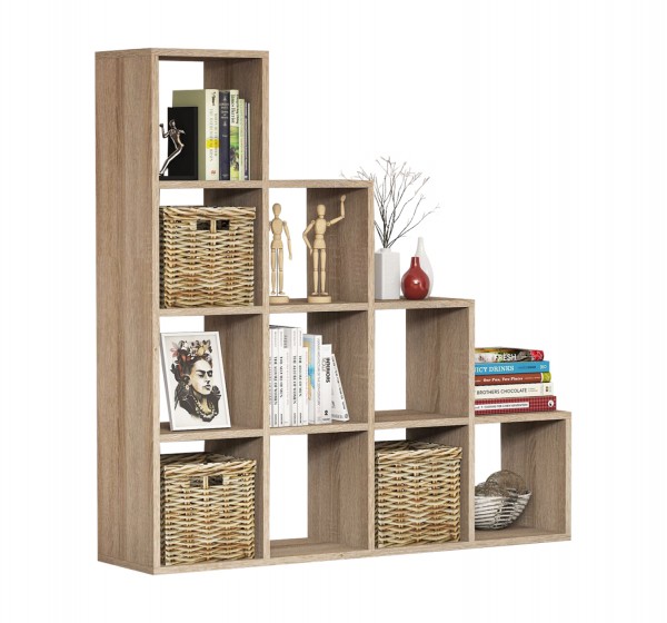 ΒΙΒΛΙΟΘΗΚΗ ΜΕΛΑΜΙΝΗΣ SCALE HM9238.12 SONΟMA 120x30x123,6Υεκ.