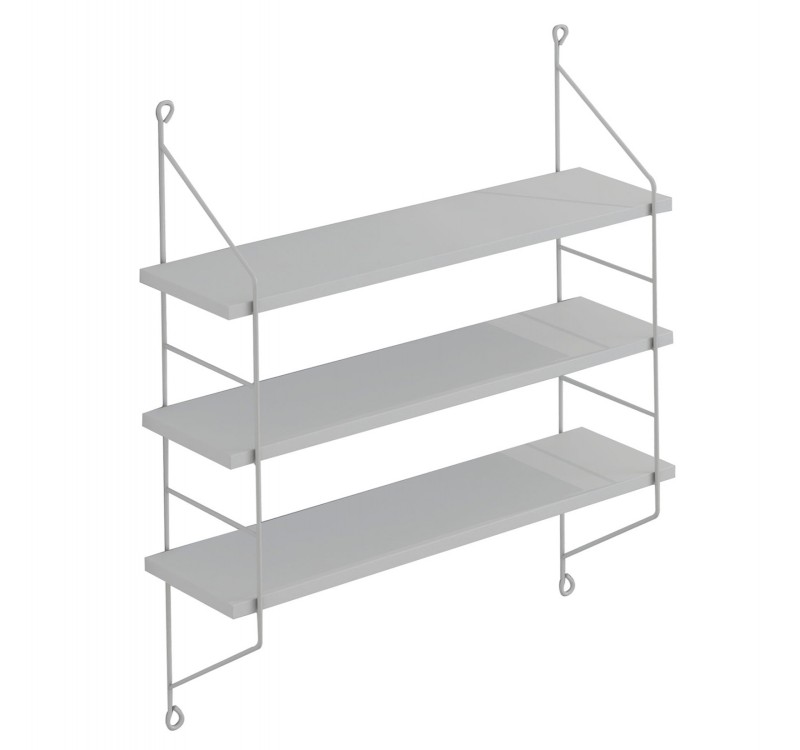 ΡΑΦΙΕΡΑ ΤΟΙΧΟΥ ACHALA ΜΕΛΑΜΙΝΗΣ HM9185.15 ΛΕΥΚΟ 60x15x68Y εκ.