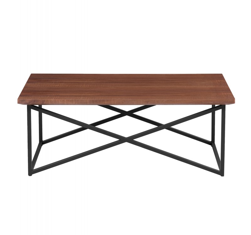 ΤΡΑΠΕΖΙ ΣΑΛΟΝΙΟΥ HM9469.02 MDF ΜΕ ΚΑΠΛΑΜΑ ΑΠΟ ΞΥΛΟ ΦΡΑΞΟΥ 120x60x45,5Yεκ.