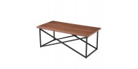 ΤΡΑΠΕΖΙ ΣΑΛΟΝΙΟΥ HM9469.02 MDF ΜΕ ΚΑΠΛΑΜΑ ΑΠΟ ΞΥΛΟ ΦΡΑΞΟΥ 120x60x45,5Yεκ.