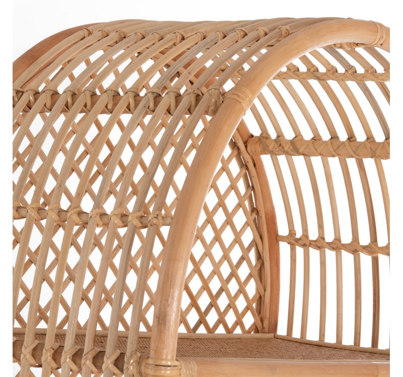 ΒΙΒΛΙΟΘΗΚΗ SIMOK HM9552 ΑΠΟ ΦΥΣΙΚΟ RATTAN ΣΕ ΦΥΣΙΚΟ ΧΡΩΜΑ 80x40x182Υεκ.
