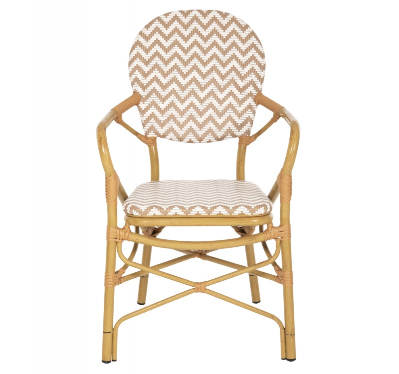 ΠΟΛΥΘΡΟΝΑ ΑΛΟΥΜΙΝΙΟΥ BAMBOO LOOK ΦΥΣΙΚΟ - ΛΕΥΚΟ HM5928.03 55x58x95 εκ.