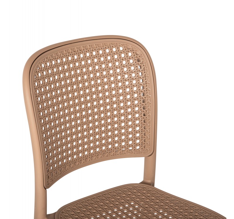 ΚΑΡΕΚΛΑ ΠΟΛΥΠΡΟΠΥΛΕΝΙΟΥ FLOW HM5937.03 ΚΑΠΟΥΤΣΙΝΟ 41x53x85,5Yεκ.