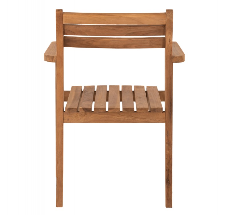 ΠΟΛΥΘΡΟΝΑ ERIETTA ΞΥΛΟ TEAK ΣΤΟΙΒΑΖΟΜΕΝΗ HM9534 ΣΕ ΦΥΣΙΚΟ ΧΡΩΜΑ 60x54x87Y εκ.