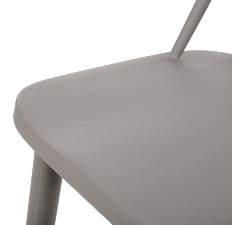 ΣΚΑΜΠΟ ΜΠΑΡ ΜΕΣ. ΥΨΟΥΣ VANESSA HM9300.20 ΠΟΛΥΠΡΟΠΥΛΕΝΙΟ & ΜΕΤΑΛΛΟ-ΓΚΡΙ 45,5x46x97Υεκ