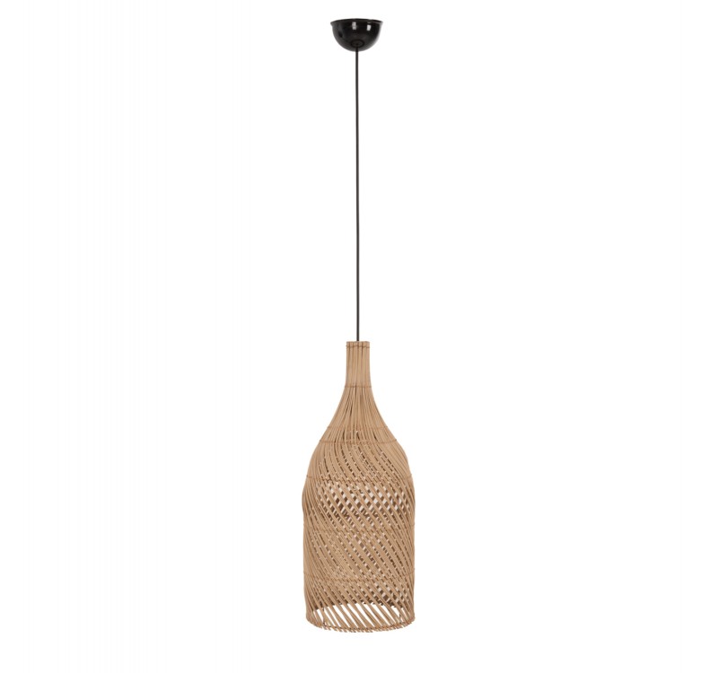 ΦΩΤΙΣΤΙΚΟ ΟΡΟΦΗΣ HM7883 ΚΡΕΜΑΣΤΟ ΑΠΟ RATTAN ΣΕ ΦΥΣΙΚΟ ΧΡΩΜΑ Φ34,5x178Υεκ.