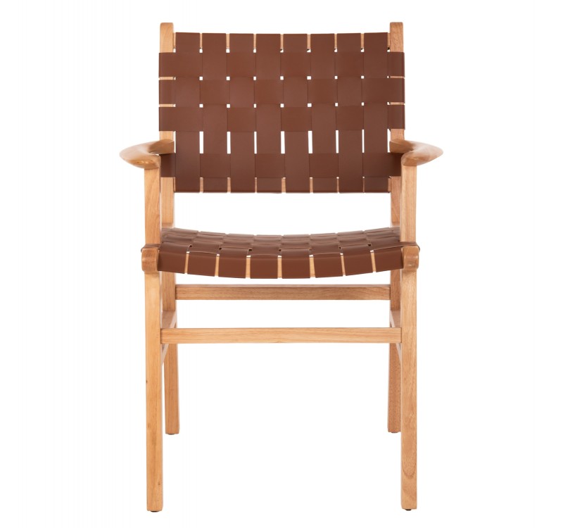 ΠΟΛΥΘΡΟΝΑ FELIPE HM9328.01 ΤΟΟΝ ΞΥΛΟ ΜΕ PU ΚΑΦΕ 62x59x86Y εκ.