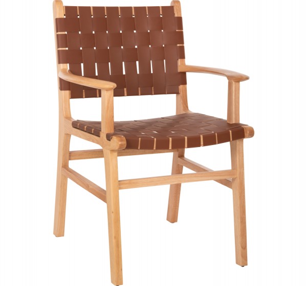 ΠΟΛΥΘΡΟΝΑ FELIPE HM9328.01 ΤΟΟΝ ΞΥΛΟ ΜΕ PU ΚΑΦΕ 62x59x86Y εκ.