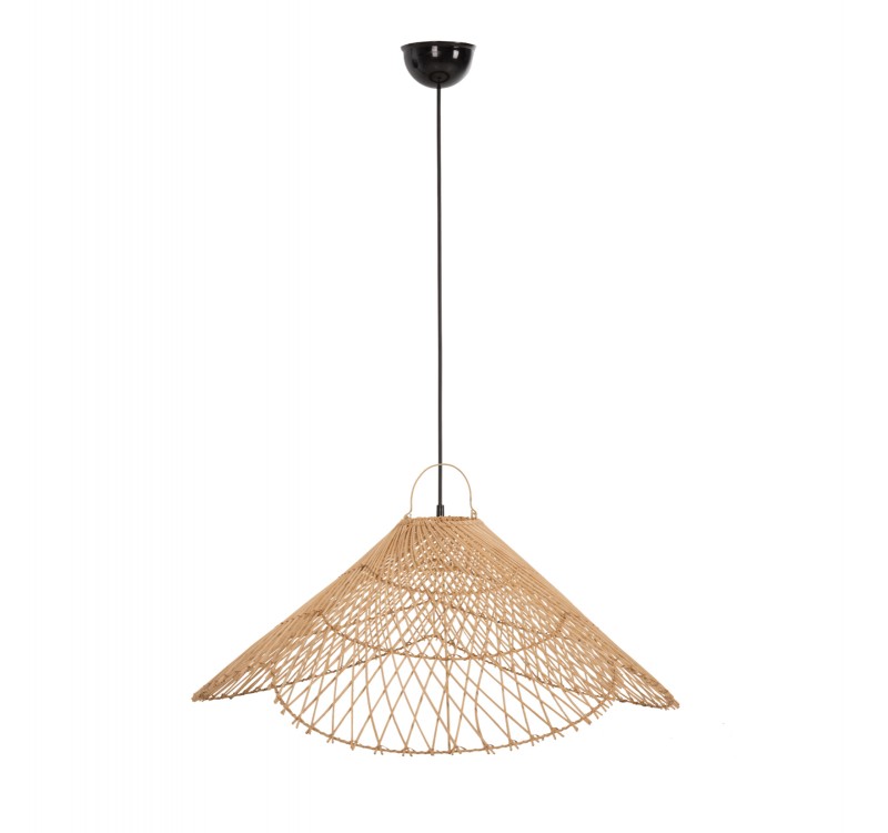 ΦΩΤΙΣΤΙΚΟ ΟΡΟΦΗΣ ΚΡΕΜΑΣΤΟ HM7879.02 RATTAN ΣΕ ΦΥΣΙΚΟ ΧΡΩΜΑ Φ80x126Υ εκ.