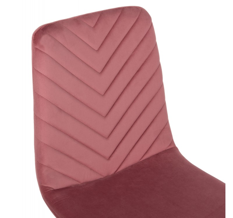 ΚΑΡΕΚΛΑ LATRELL HM8587.02 ΒΕΛΟΥΔΟ ΣΑΠΙΟ ΜΗΛΟ ΜΕ ΜΑΥΡΑ ΜΕΤΑΛΛΙΚΑ ΠΟΔΙΑ 43x54x88Υεκ.