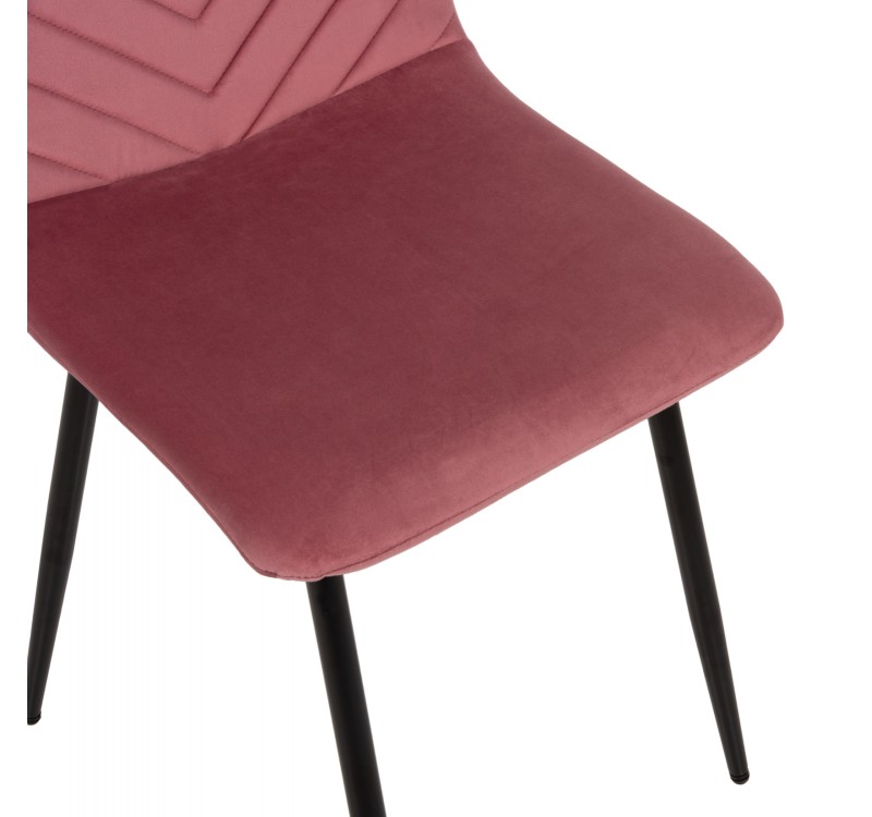 ΚΑΡΕΚΛΑ LATRELL HM8587.02 ΒΕΛΟΥΔΟ ΣΑΠΙΟ ΜΗΛΟ ΜΕ ΜΑΥΡΑ ΜΕΤΑΛΛΙΚΑ ΠΟΔΙΑ 43x54x88Υεκ.