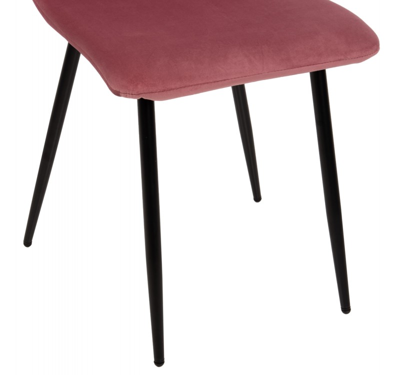 ΚΑΡΕΚΛΑ LATRELL HM8587.02 ΒΕΛΟΥΔΟ ΣΑΠΙΟ ΜΗΛΟ ΜΕ ΜΑΥΡΑ ΜΕΤΑΛΛΙΚΑ ΠΟΔΙΑ 43x54x88Υεκ.