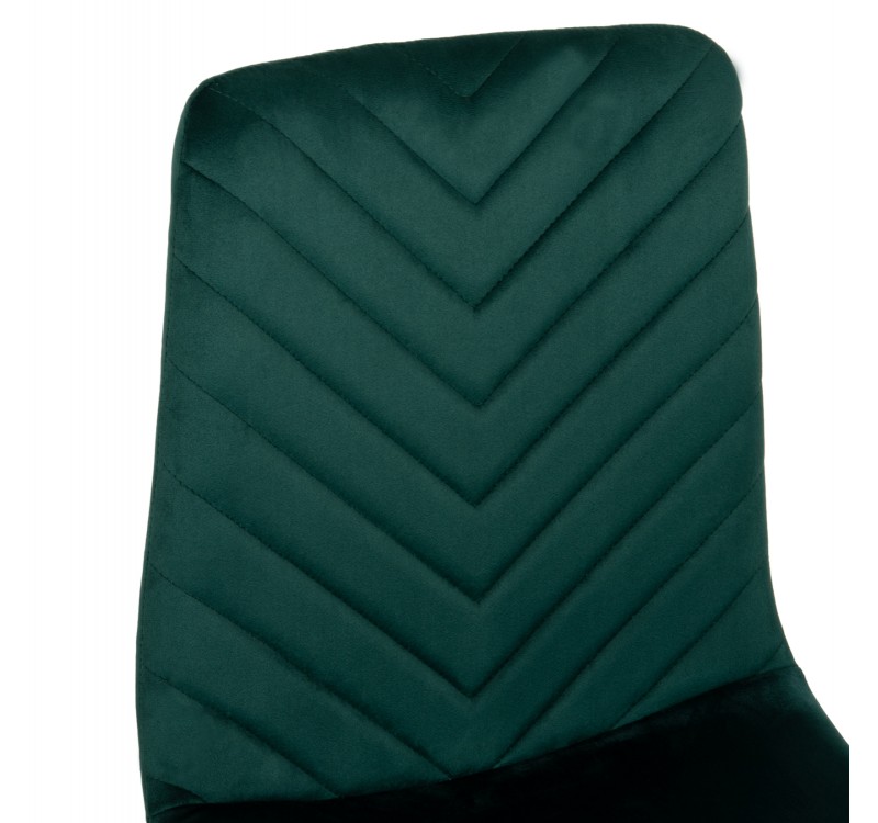 ΚΑΡΕΚΛΑ LATRELL HM8587.03 ΒΕΛΟΥΔΟ ΚΥΠΑΡΙΣΣΙ ΜΕ ΜΑΥΡΑ ΜΕΤΑΛΛΙΚΑ ΠΟΔΙΑ 43x54x88Υεκ.