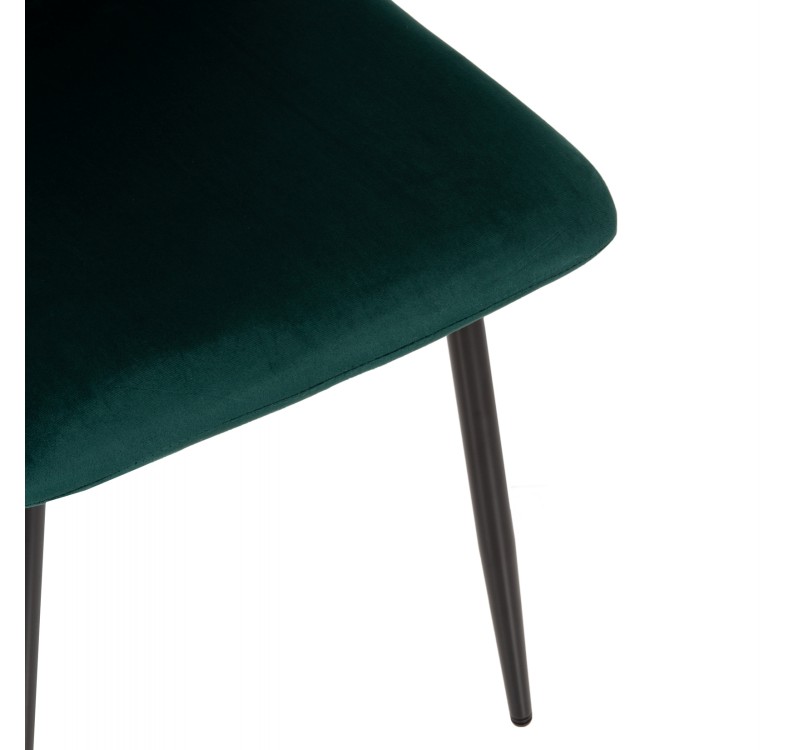 ΚΑΡΕΚΛΑ LATRELL HM8587.03 ΒΕΛΟΥΔΟ ΚΥΠΑΡΙΣΣΙ ΜΕ ΜΑΥΡΑ ΜΕΤΑΛΛΙΚΑ ΠΟΔΙΑ 43x54x88Υεκ.